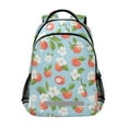 thumbnail image 1 of ALAZA Plumeria Flower Backpack Elementary School Bag Bookbag Travel Rucksack, 1 of 7