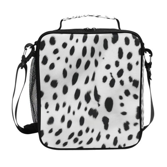 ALAZA Polka Dots Lunch Box Insulated Lunch Bag Reusable Thermal Cooler Tote School Picnic