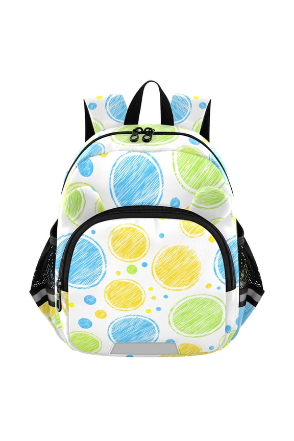 Polka Dots Mini Backpack School Bookbag Age 3-7 Medium