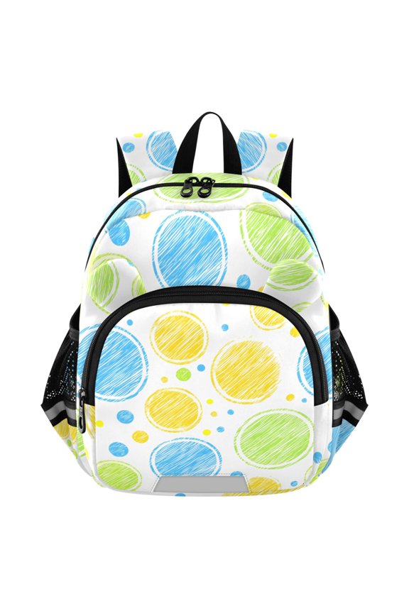 Polka Dots Mini Backpack School Bookbag Age 3-7 Small