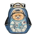 thumbnail image 1 of ALAZA Puppy Dog Astronaut School Backpack Elementary Bag Bookbag Travel Rucksack, 1 of 6