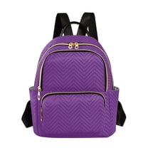 ALAZA Purple Solid Color Womens Travel Laptop Backpack Large Daypack Ladies Shoulder Bags S