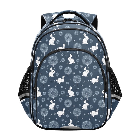ALAZA Rabbits Dandelions School Backpack Elementary Bag Bookbag Travel Rucksack