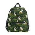 thumbnail image 1 of ALAZA Rabbits in Forest School Backpack Small Bookbag Mini Bags, 1 of 6