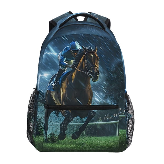 ALAZA Race Lightning Pattern School Backpack Elementary Stylish Bookbag Laptop Bags Travel Daypack