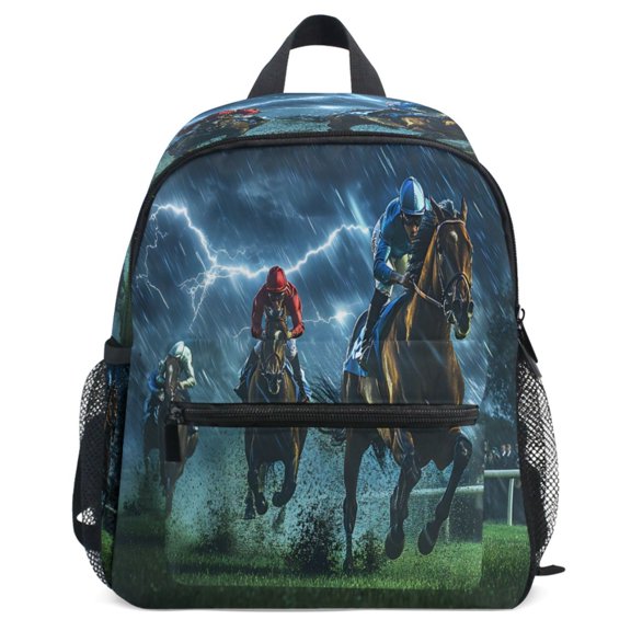 ALAZA Race Lightning Pattern School Backpack Student Bookbag Mini Bag