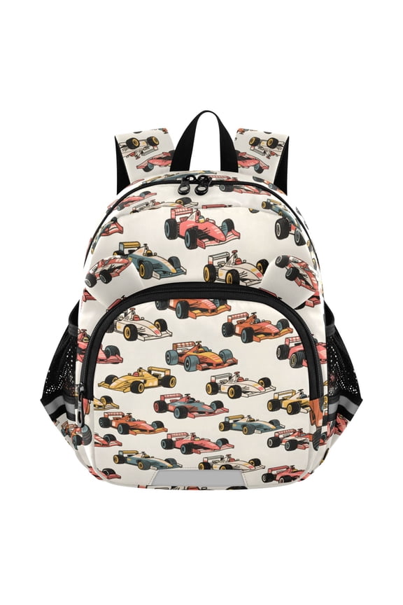 Racing Cars Mini Backpack School Bookbag Age 3-7 Small