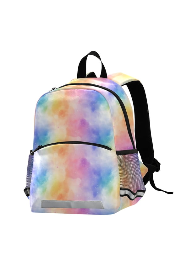 Rainbow Tie Dye-a2 School Backpack Elementary Student Bookbag