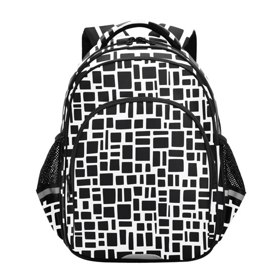 ALAZA Rectangular Pattern School Backpack Elementary Bag Bookbag Travel Rucksack