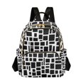 thumbnail image 1 of ALAZA Rectangular Pattern Womens Travel Laptop Backpack Large Daypack Ladies Shoulder Bags M, 1 of 7