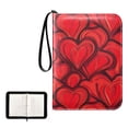 thumbnail image 1 of ALAZA Red Hearts Valentain Pattern Trading Card Binder 4 Pocket Cards Collection Album 400 Folder Holder, 1 of 6