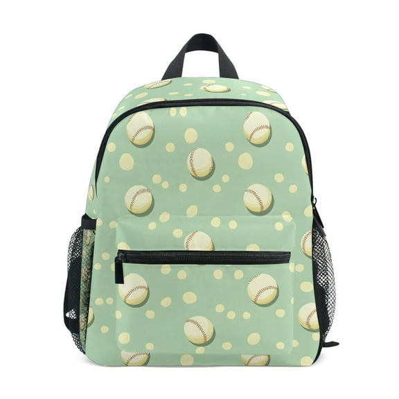 ALAZA Retro Baseball Polka Dots School Backpack Small Bookbag Mini Bags