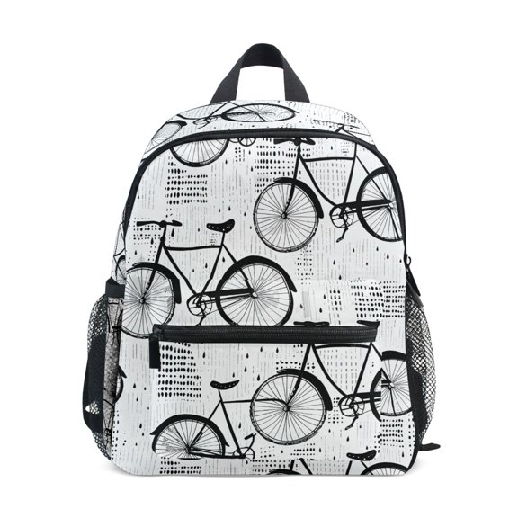 ALAZA Retro Bicycles School Backpack Small Bookbag Mini Bags