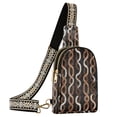 thumbnail image 1 of ALAZA Retro Chains Sling Bag for Women Men Waterproof Crossbody Chest Bags, 1 of 7