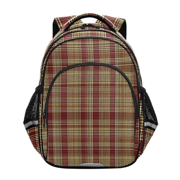 ALAZA Retro Checkered-a5 School Backpack Elementary Bag Bookbag Travel Rucksack