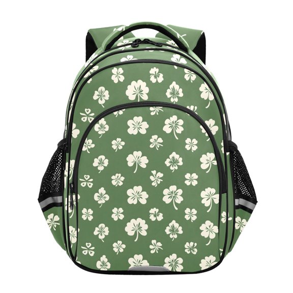 ALAZA Retro Clovers School Backpack Elementary Bag Bookbag Travel Rucksack