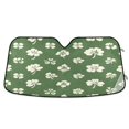 thumbnail image 1 of ALAZA Retro Clovers Pattern Windshield Sun Shade Car Foldable Visor Block UV Rays Protector 57"x31.5", 1 of 8
