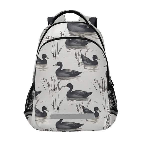 ALAZA Retro Ducks Swim Backpack Elementary School Bag Bookbag Travel Rucksack