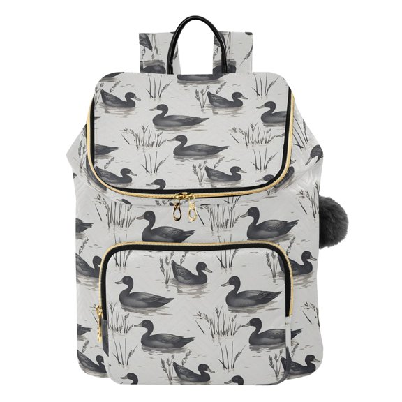 ALAZA Retro Ducks Swim Travel Backpack Laptop Bag Large Capacity Daypack
