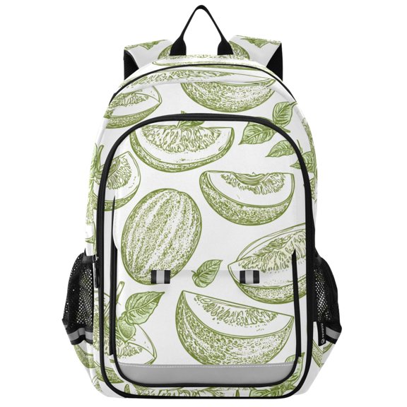 ALAZA Retro Fruits Drawing Laptop Backpack Purse Travel Bag Casual School Bookbag Rucksack for Women Men