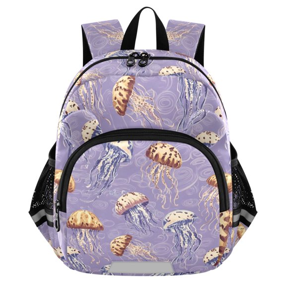ALAZA Retro Jellyfish Mini Backpack School Bookbag Age 3-7 Medium