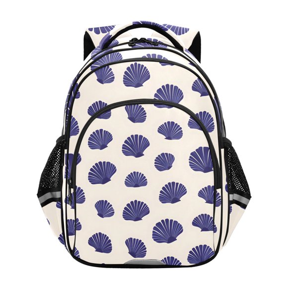 ALAZA Retro Seashells School Backpack Elementary Bag Bookbag Travel Rucksack
