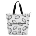 thumbnail image 1 of ALAZA Rugby Balls Football School Book Bag Kids Tote Bags Handbag, 1 of 7