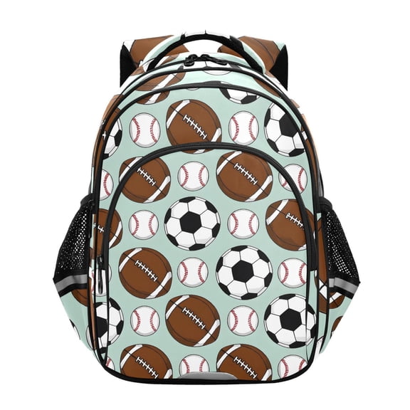 ALAZA Rugby Football Baseball School Backpack Elementary Bag Bookbag Travel Rucksack