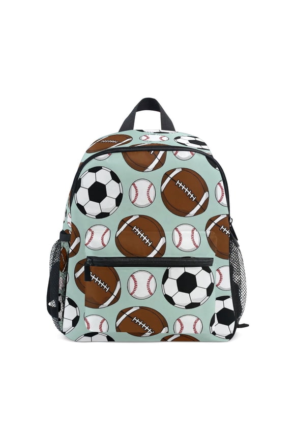 Rugby Football Baseball School Backpack Small Bookbag Mini Bags