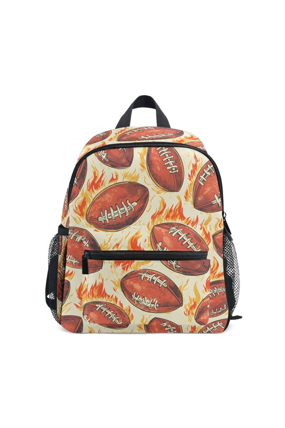 Rugby Football Fire School Backpack Small Bookbag Mini Bags