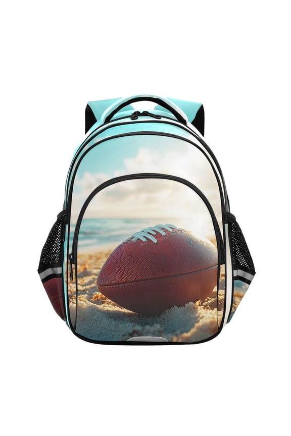 Rugby Football Sunshine School Backpack Elementary Bag Bookbag Travel Rucksack