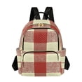thumbnail image 1 of ALAZA Rustic Checkered Womens Travel Laptop Backpack Large Daypack Ladies Shoulder Bags S, 1 of 7