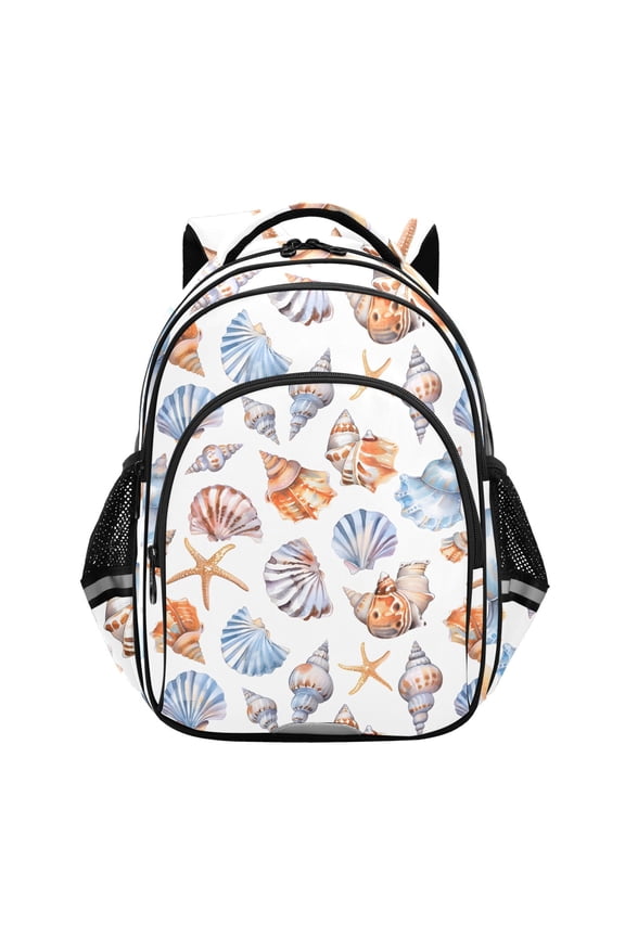 Sea Shell Coach School Backpack Elementary Bag Bookbag Travel Rucksack