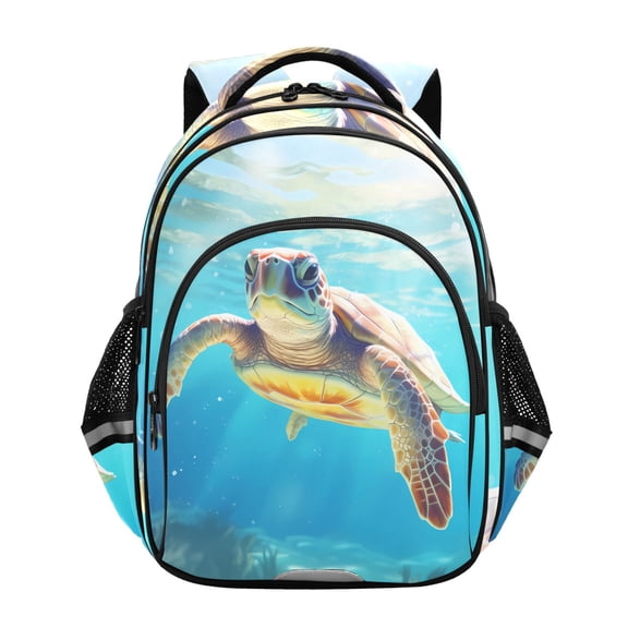 ALAZA Sea Turtle School Backpack Elementary Bag Bookbag Travel Rucksack