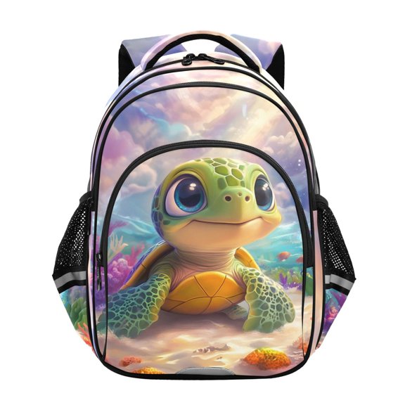 ALAZA Sea Turtles Sunshine School Backpack Elementary Bag Bookbag Travel Rucksack