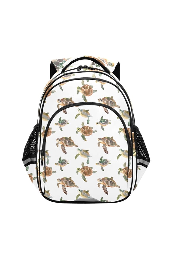 Sea Turtles-b1 School Backpack Elementary Bag Bookbag Travel Rucksack