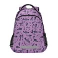 thumbnail image 1 of ALAZA Seahorse Fish Bone Pattern Backpack Elementary School Bag Bookbag Travel Rucksack, 1 of 7