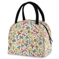 thumbnail image 1 of ALAZA Seahorse Palm Summer Insulated Lunch Box Reusable Cooler Tote Bag Work Office Picnic, 1 of 7