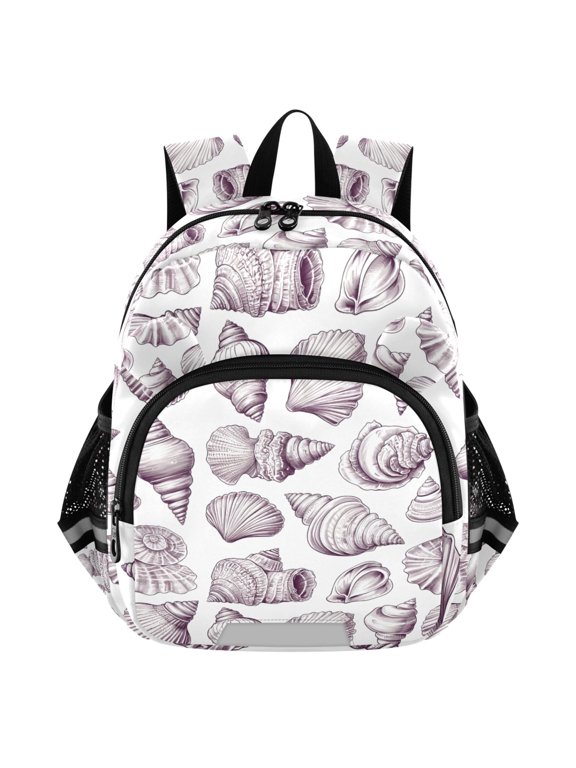 Seashell Conch Mini Backpack School Bookbag Age 3-7 Small
