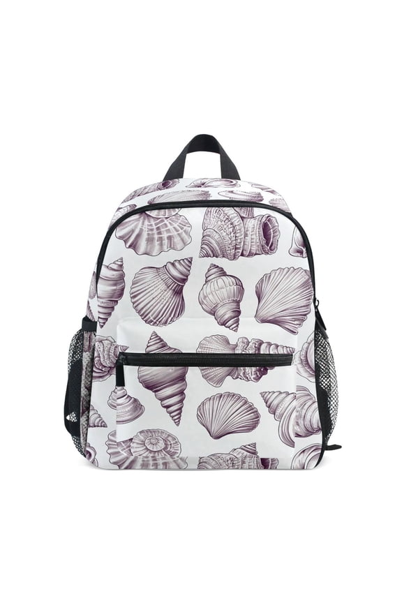 Seashell Conch School Backpack Small Bookbag Mini Bags