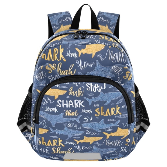 ALAZA Sharks-s1 Mini Backpack School Bookbag Age 3-7 Medium