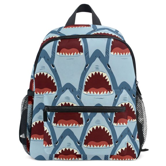 ALAZA Sharks-s2 Pattern School Backpack Student Bookbag Mini Bag