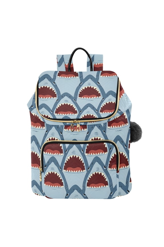 Sharks-s2 Travel Backpack Laptop Bag Large Capacity Daypack
