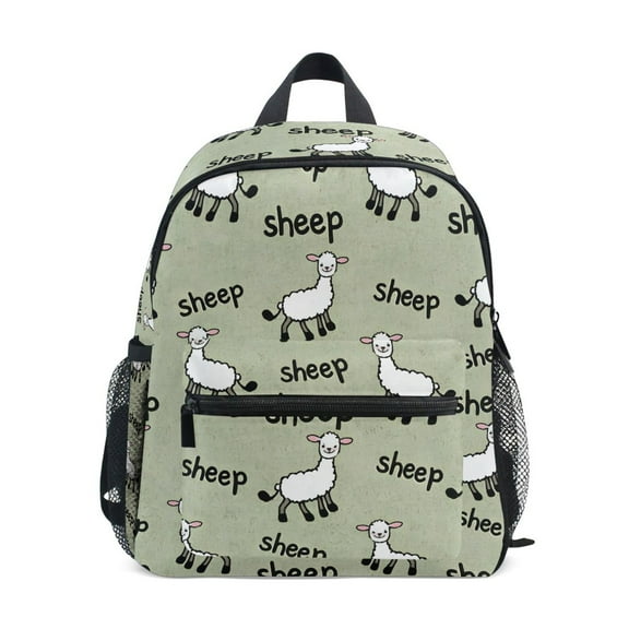 ALAZA Sheep Cartoon School Backpack Small Bookbag Mini Bags