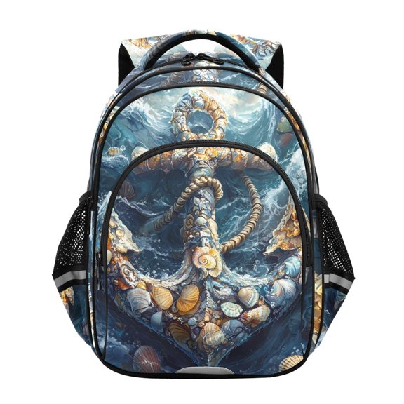 ALAZA Shell Anchors School Backpack Elementary Bag Bookbag Travel Rucksack