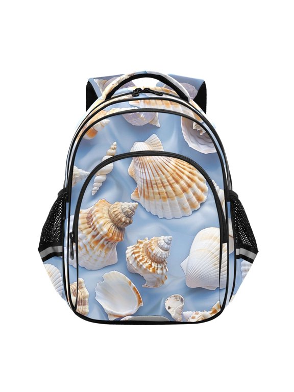 Shell Conch School Backpack Elementary Bag Bookbag Travel Rucksack