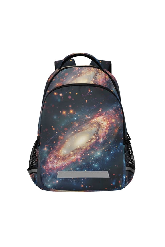 Shiney Glittering Galaxy Backpack Elementary School Bag Bookbag Travel Rucksack