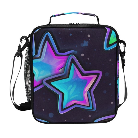 ALAZA Shiny Star Lunch Box Insulated Lunch Bag Reusable Thermal Cooler Tote School Picnic