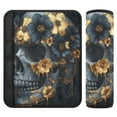 thumbnail image 1 of ALAZA Skull Car Seat Belt Adjuster Neck Covers Shoulder Cushions Pads S, 1 of 8