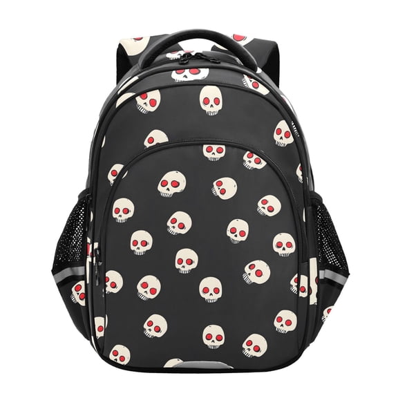 ALAZA Skull Head School Backpack Elementary Bag Bookbag Travel Rucksack
